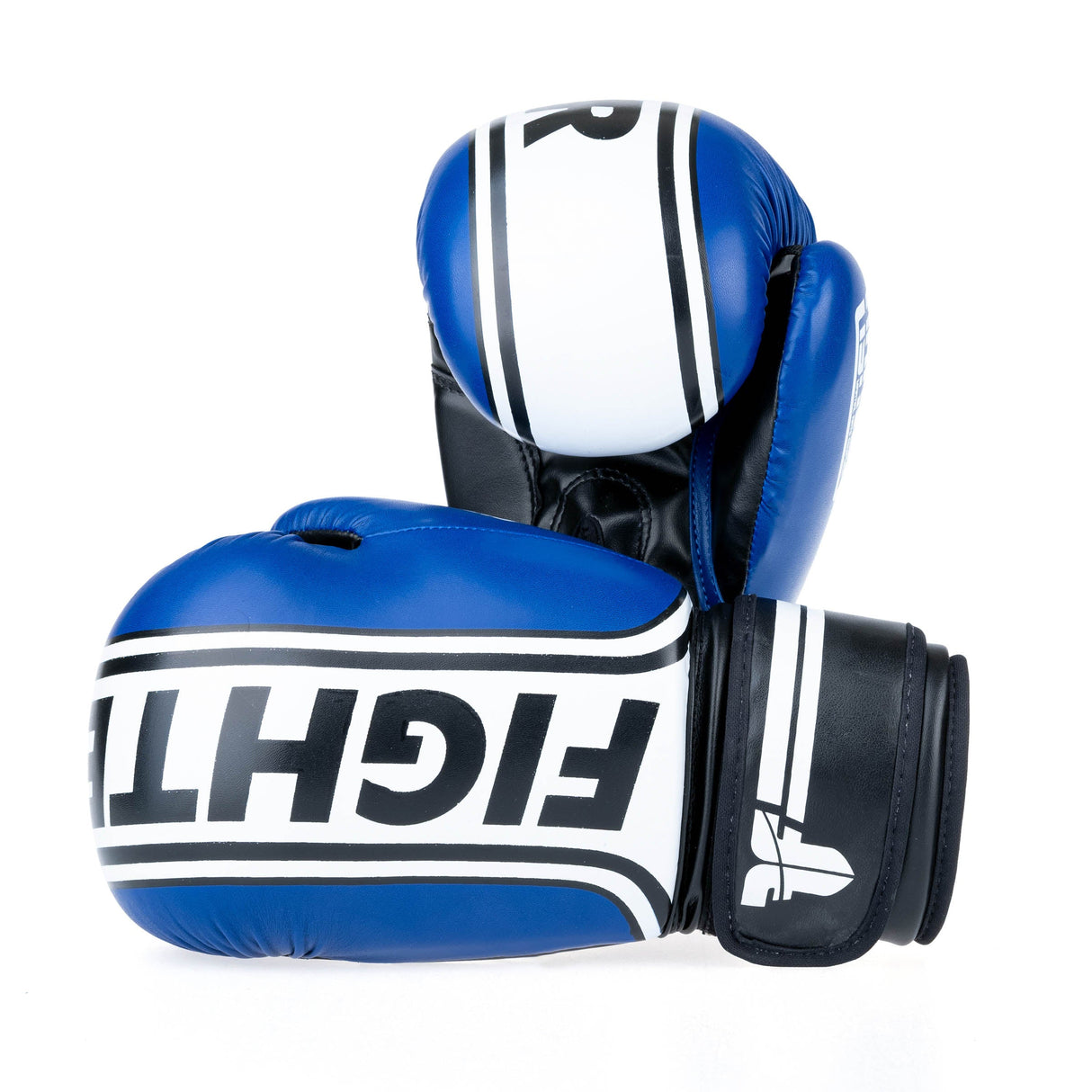 Fighter Boxhandschuhe Basic Stripe – blau
