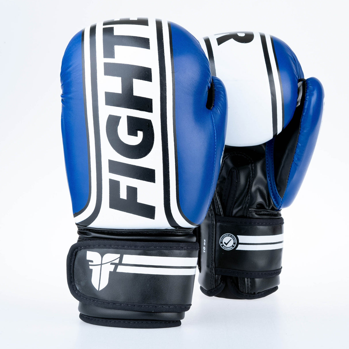 Fighter Boxhandschuhe Basic Stripe – blau
