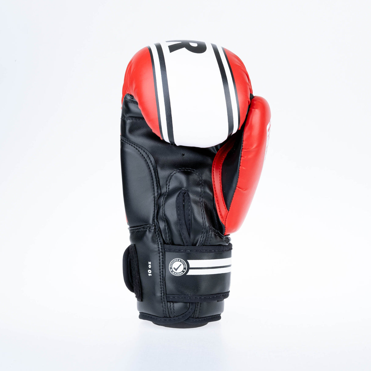Fighter Boxhandschuhe Basic Stripe – rot