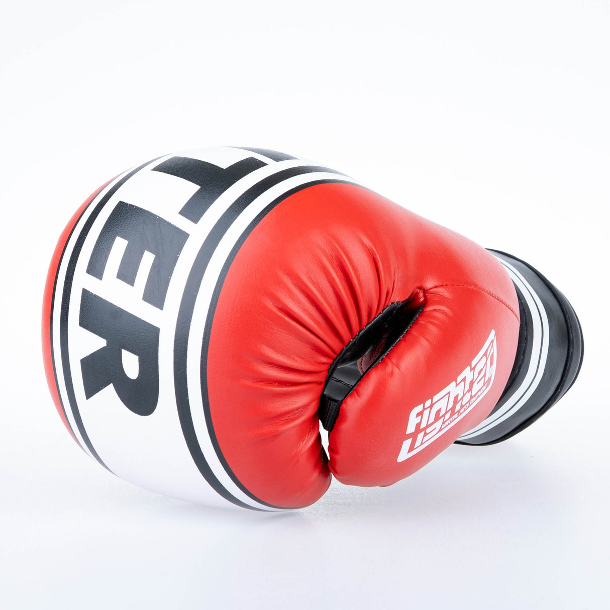 Fighter Boxhandschuhe Basic Stripe – rot