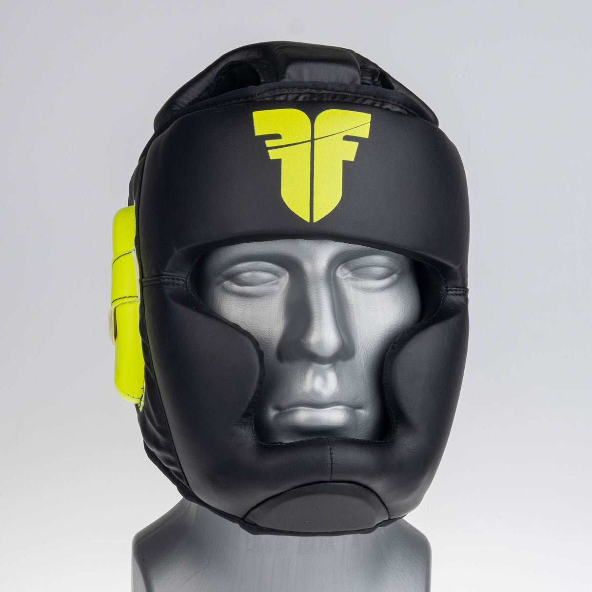 Fighter Kopfschutz Sparring – schwarz/neongelb, JE1421PUBNY