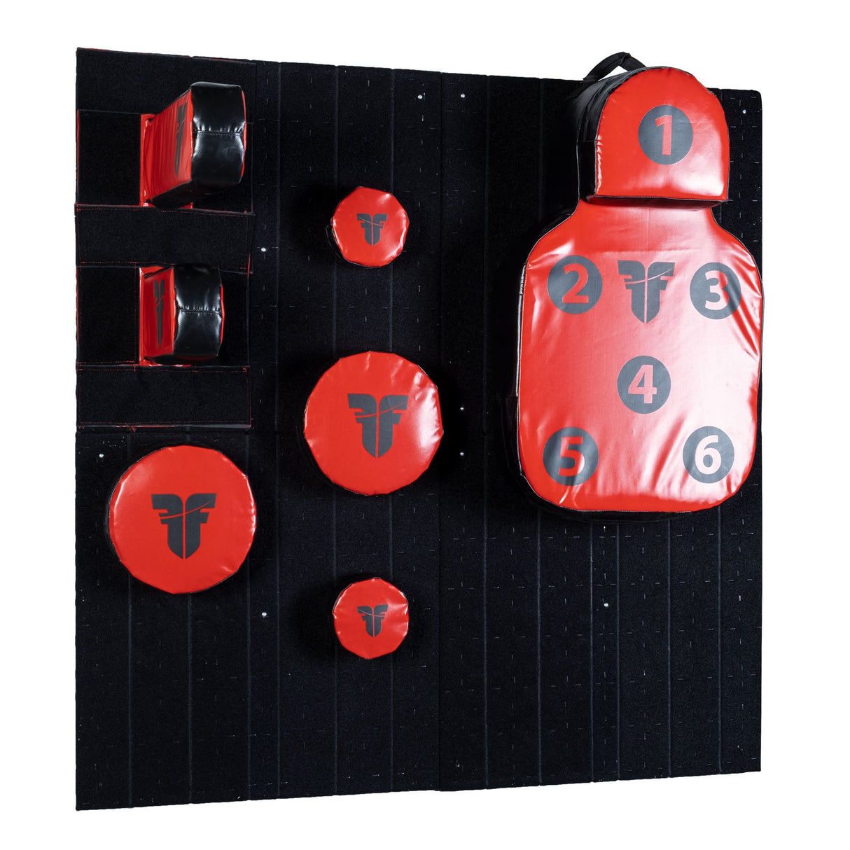 Fighter Training Power Wall SET – rot, FPWS-01