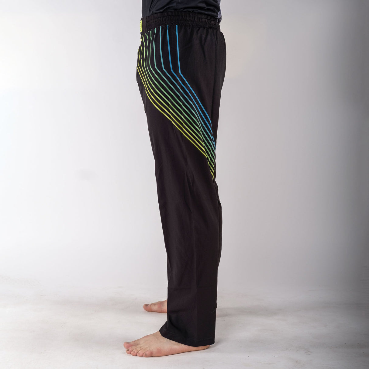 Fighter-Hose – FIGHT – schwarz/regenbogenfarben, FF-P004B