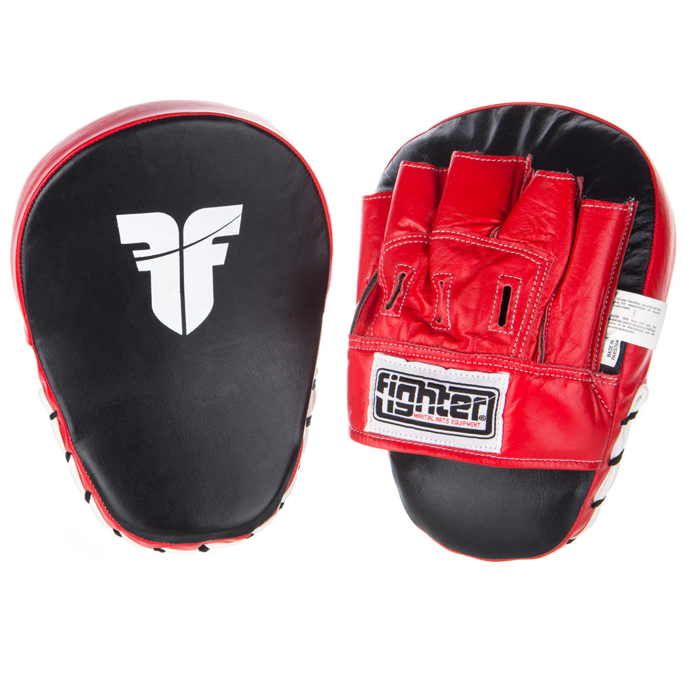 Fighter Curved Mitts New – schwarz/rot, JE-1650