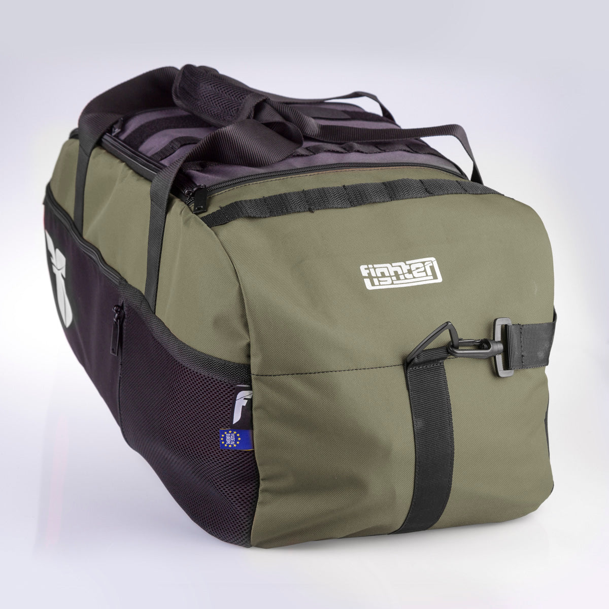 Fighter Sporttasche LINE XL – armeegrün/grau/schwarz, FTBP-03