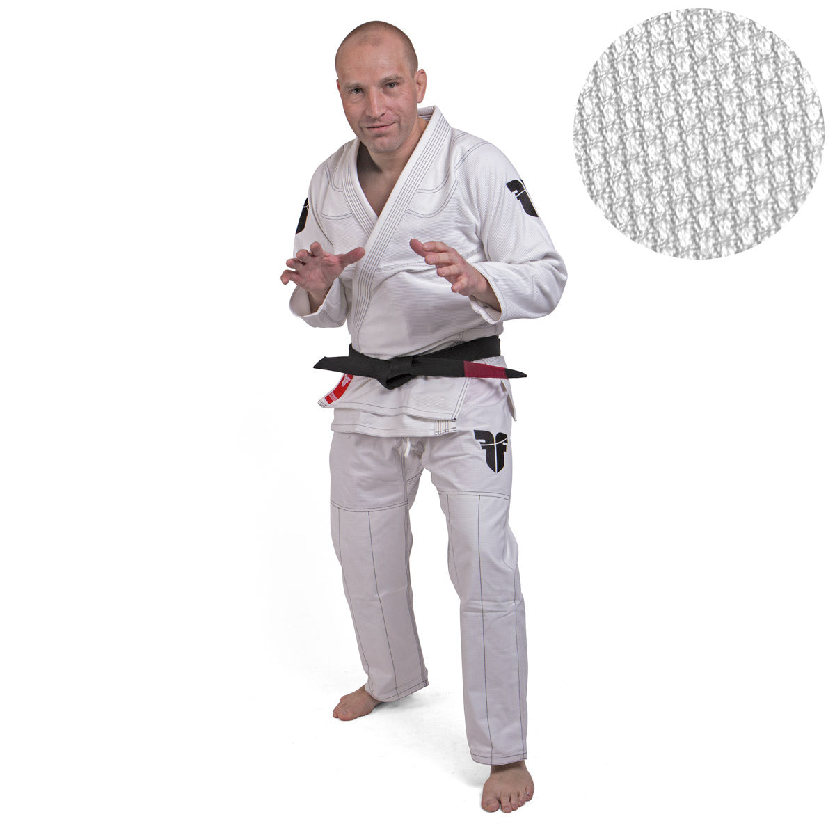 Fighter BJJ Kimono Rice Straw – KIDS – weiß, BJJBW-08