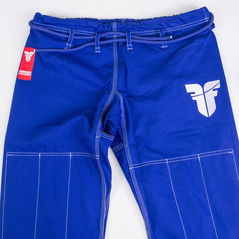Fighter BJJ Kimono Rice Straw – KIDS – blau, BJJBLU-07