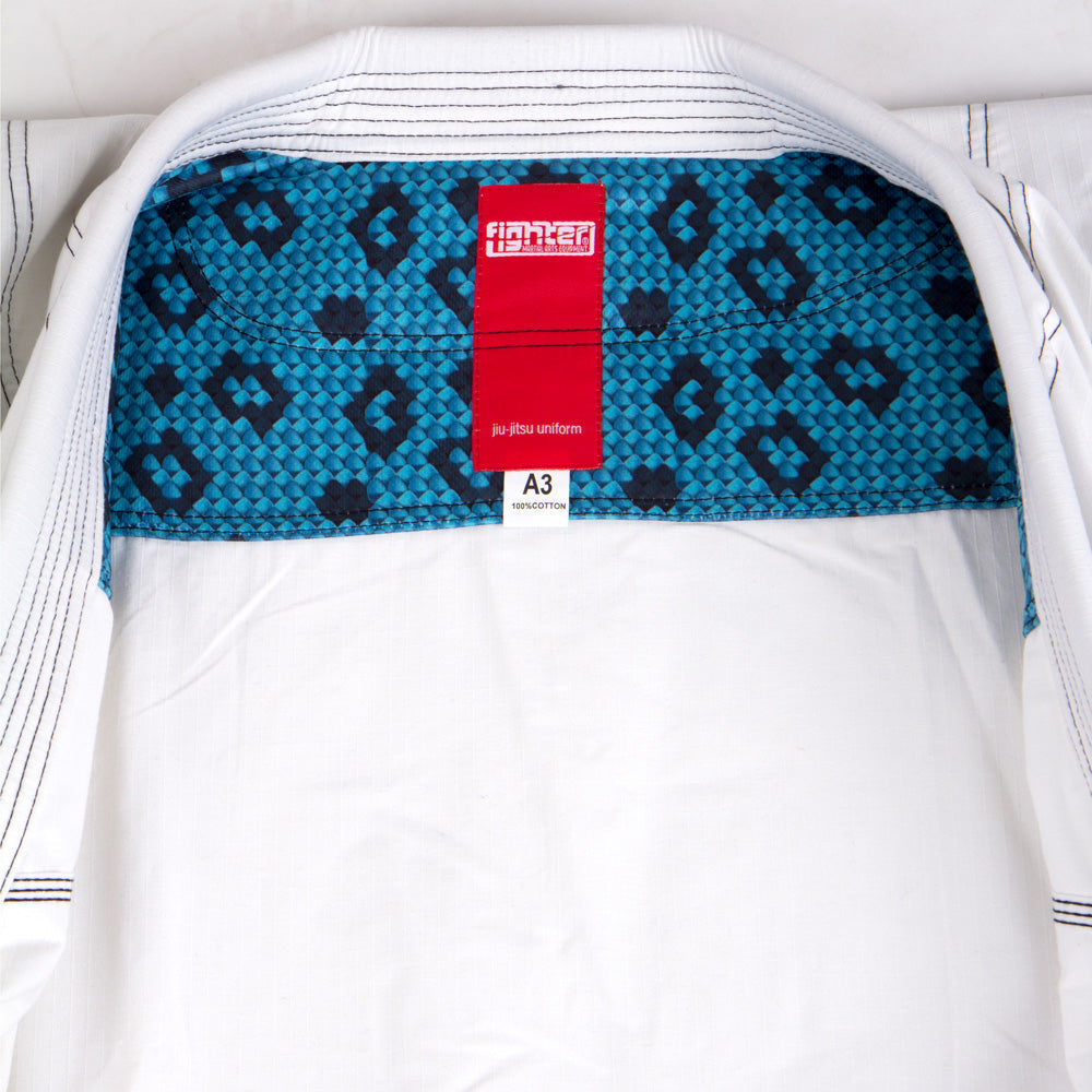 Fighter BJJ Kimono Rice Straw – KIDS – weiß, BJJBW-08