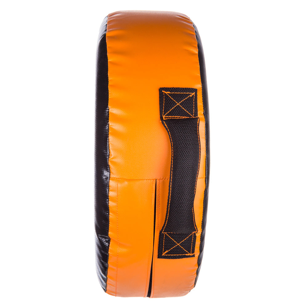 Fighter Round Shield – schwarz/orange, FKSH-08