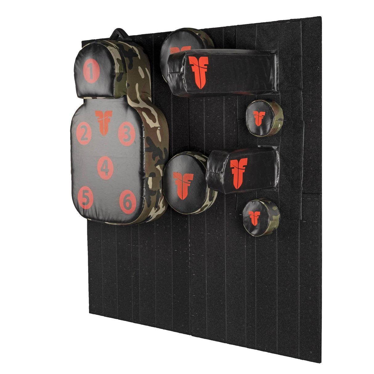 Fighter Training Power Wall SET – Camouflage/Rot, FPWS-01-CB