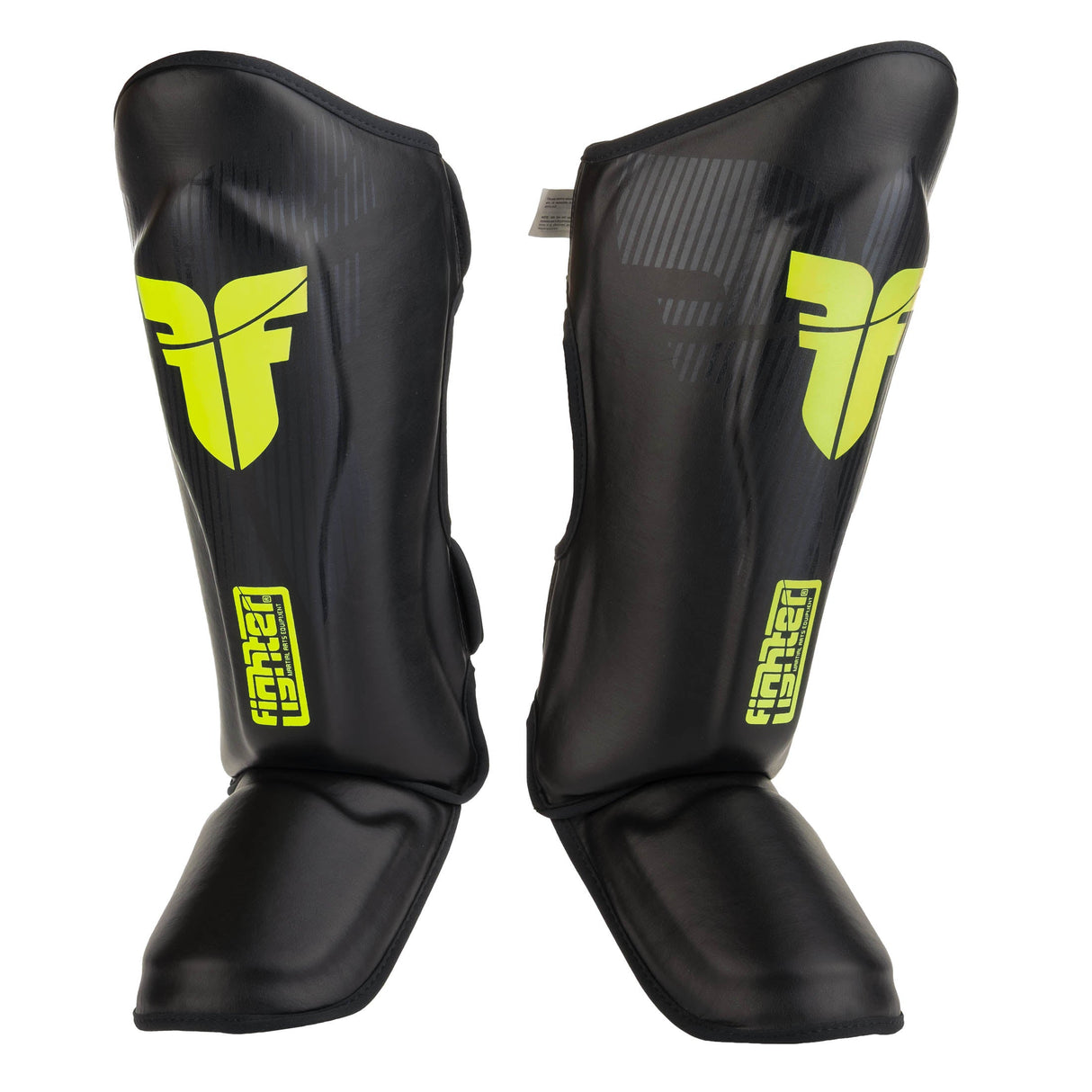 Fighter Schienbeinschoner Thai Classic – schwarz/neongelb, JE1573BNY