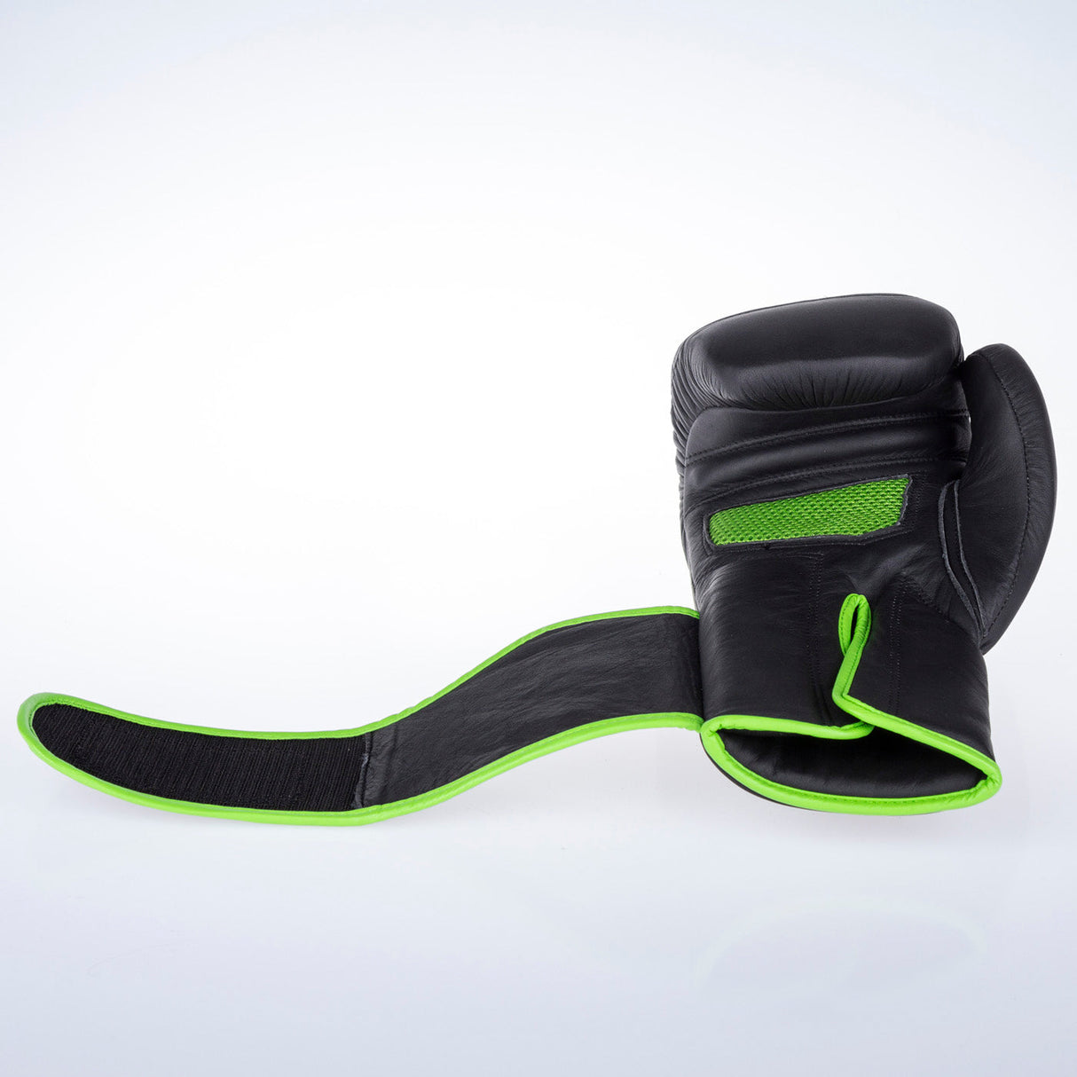 Fighter Bag Gloves Safety – schwarz/grün, FBG-005