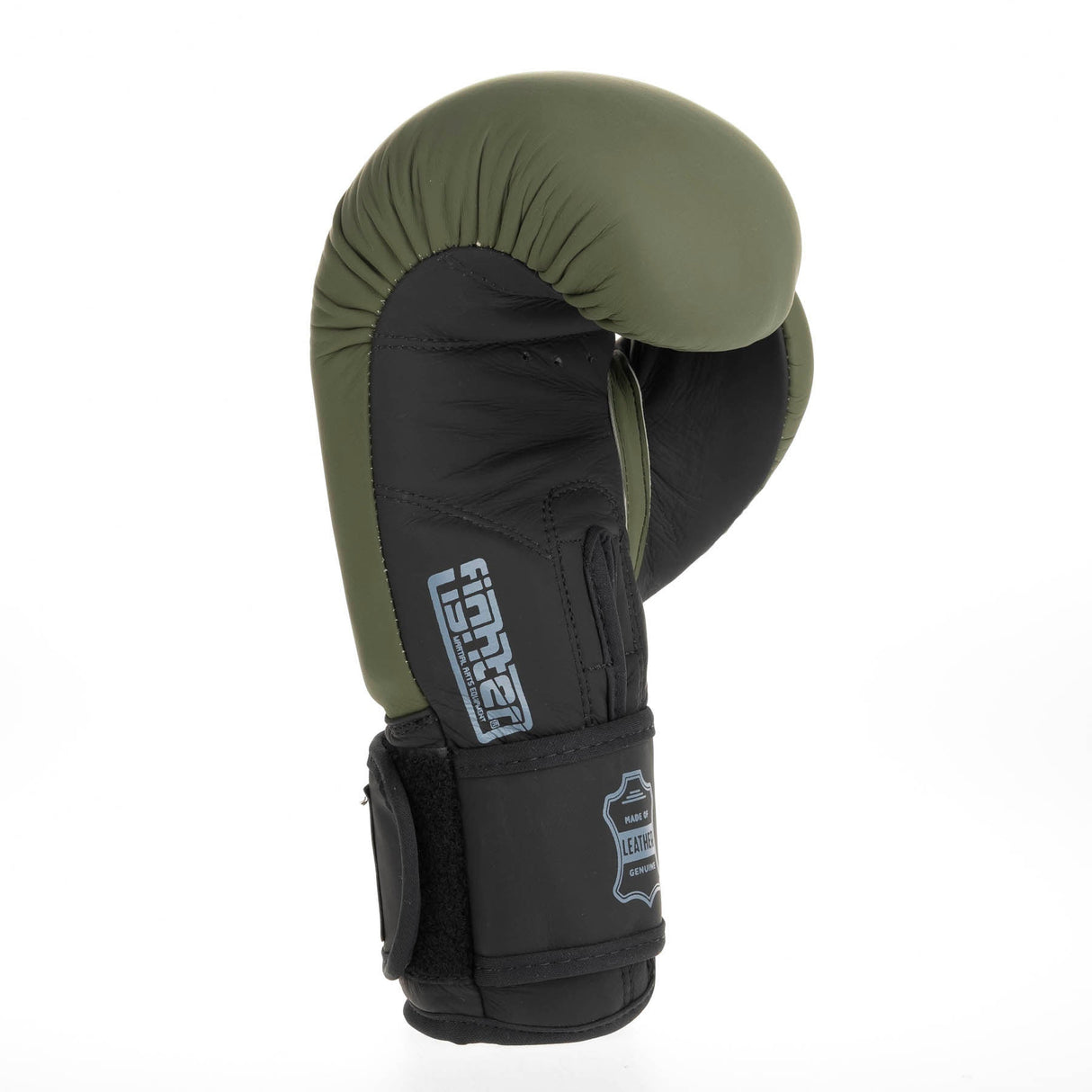 Fighter Boxhandschuhe SIAM – matt khaki, FBG-003KB