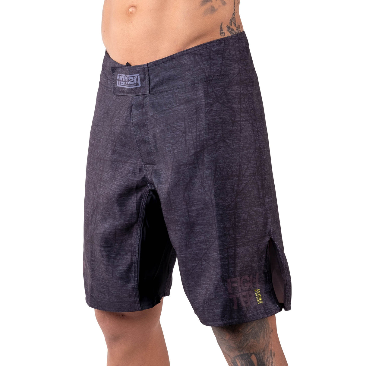 Fighter MMA Shorts – Life is a Fight – grau, FSHM-12