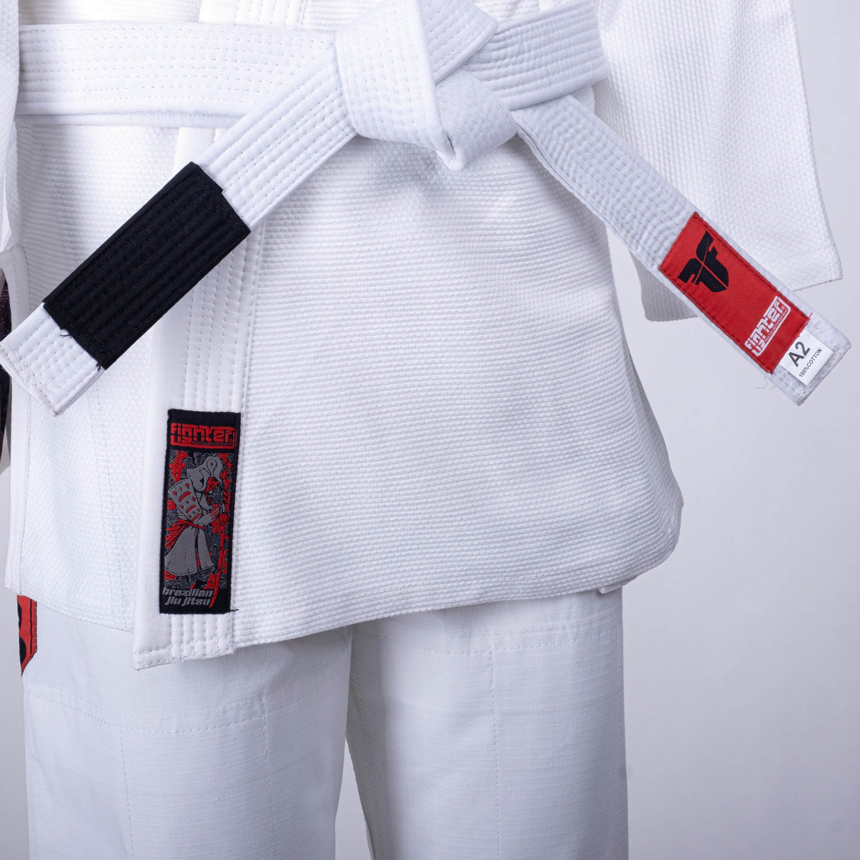 Fighter BJJ Uniform Samurai – weiß, BJJBW-N03