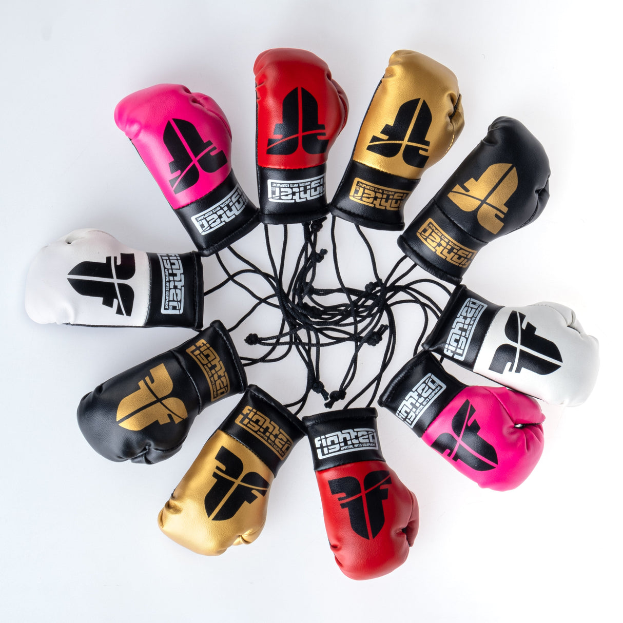 Fighter Mini-Boxhandschuhe – weiß
