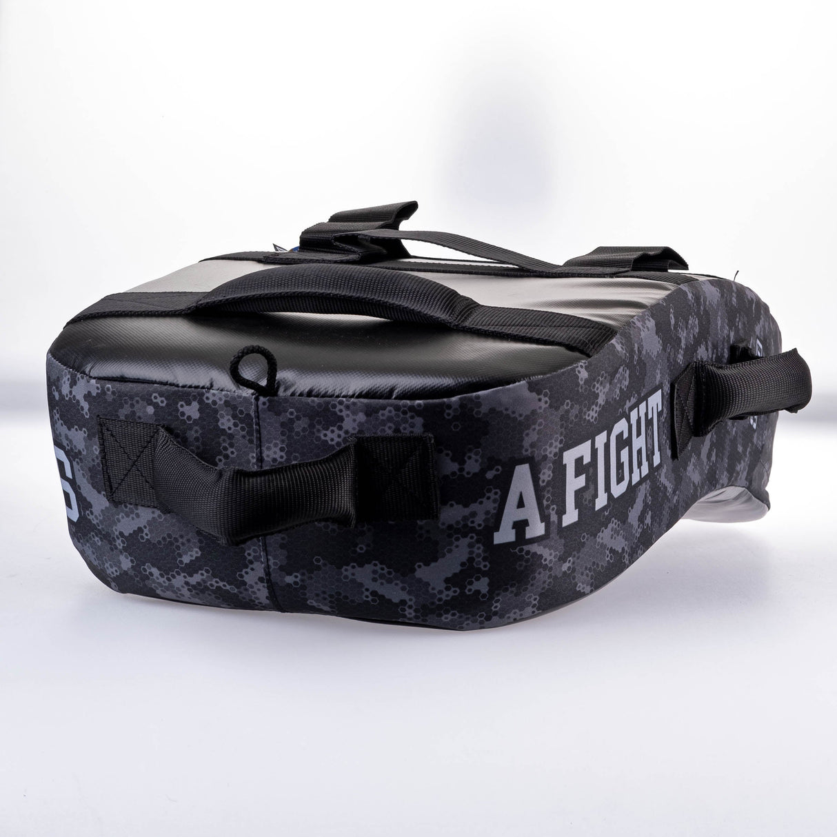 Fighter Kicking Shield – MULTI GRIP – Life is a Fight – Grey Camo, FKSH-29