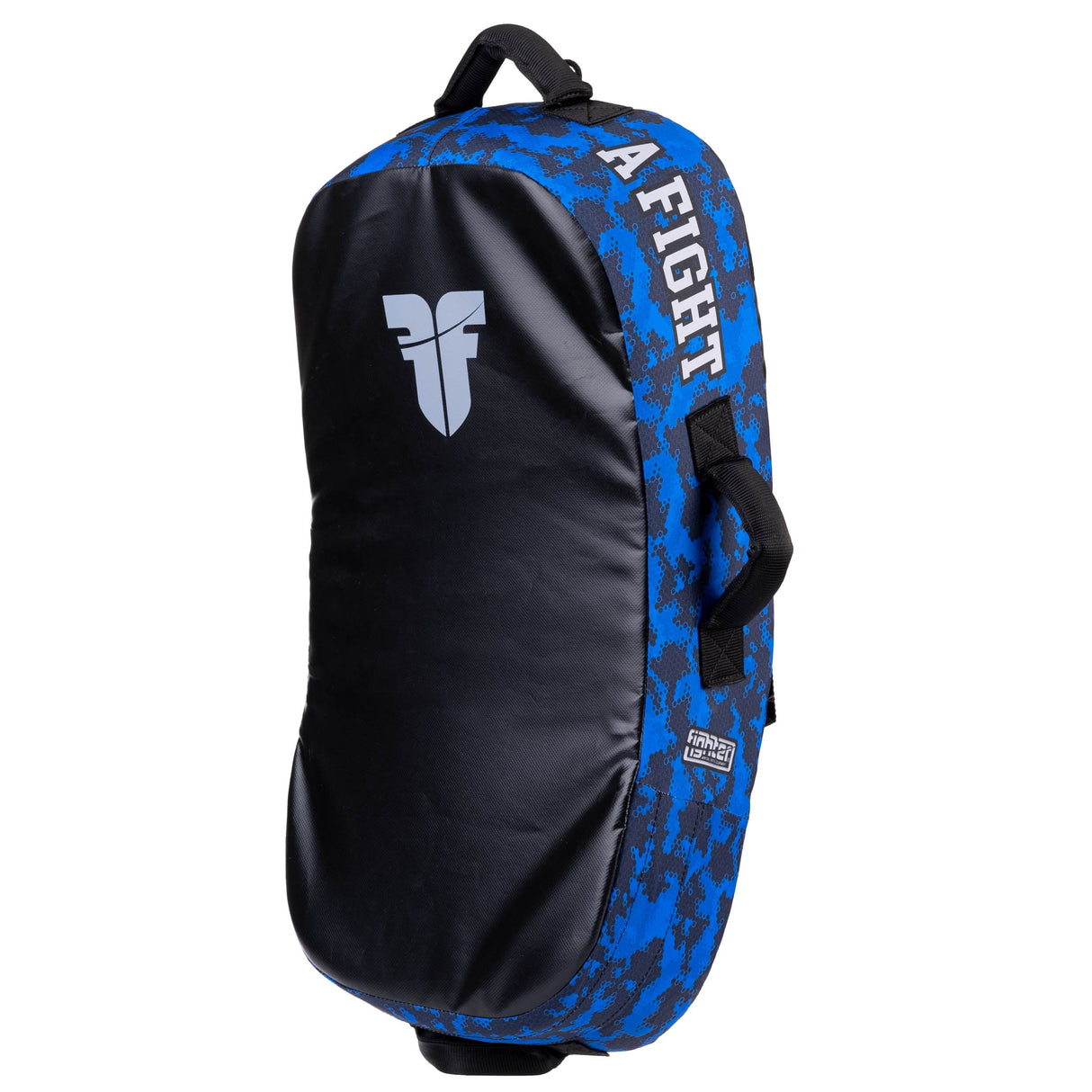 Fighter Kicking Shield – MULTI GRIP – Life is a Fight – Blue Camo, FKSH-28
