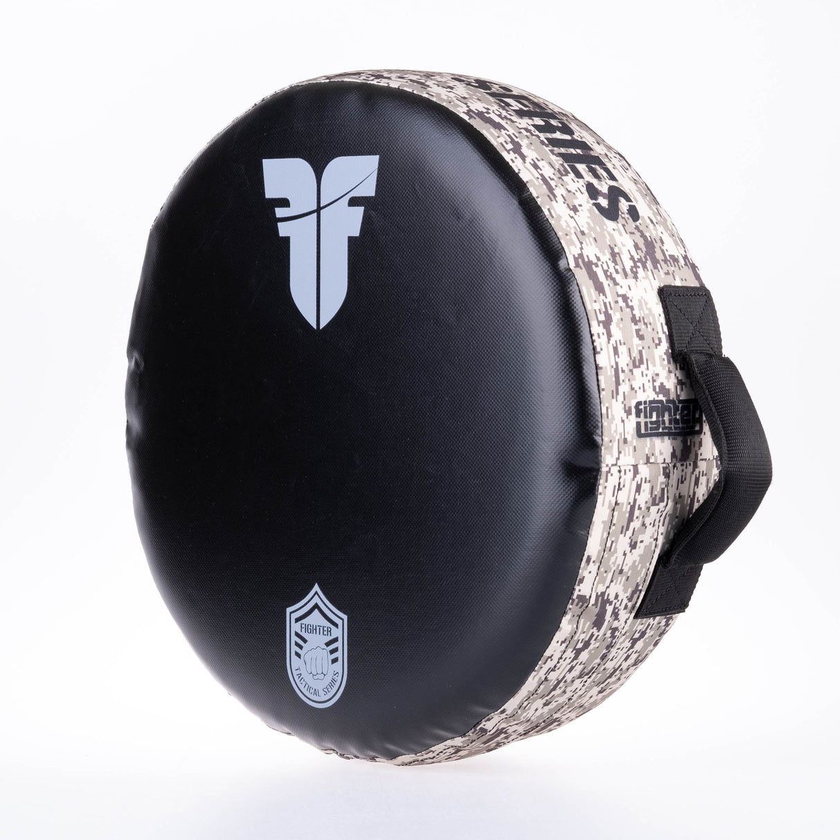 Produkte Fighter Round Shield – Life Is A Fight – Desert Camo, FKSH-34