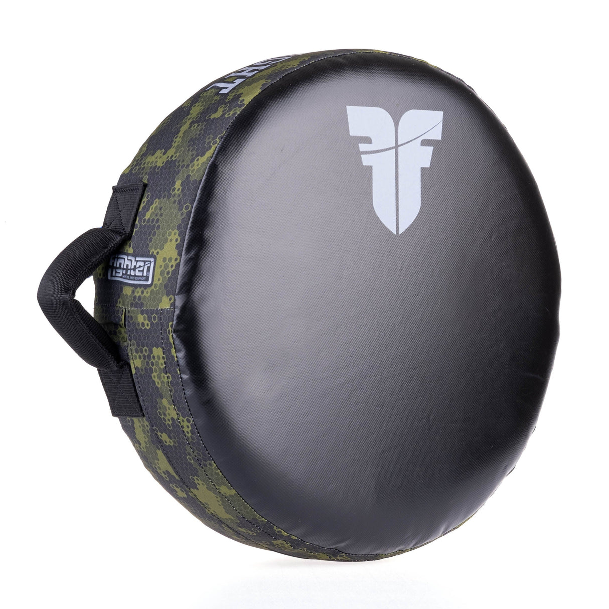 Fighter Round Shield – Life Is A Fight – Green Camo, FKSH-31