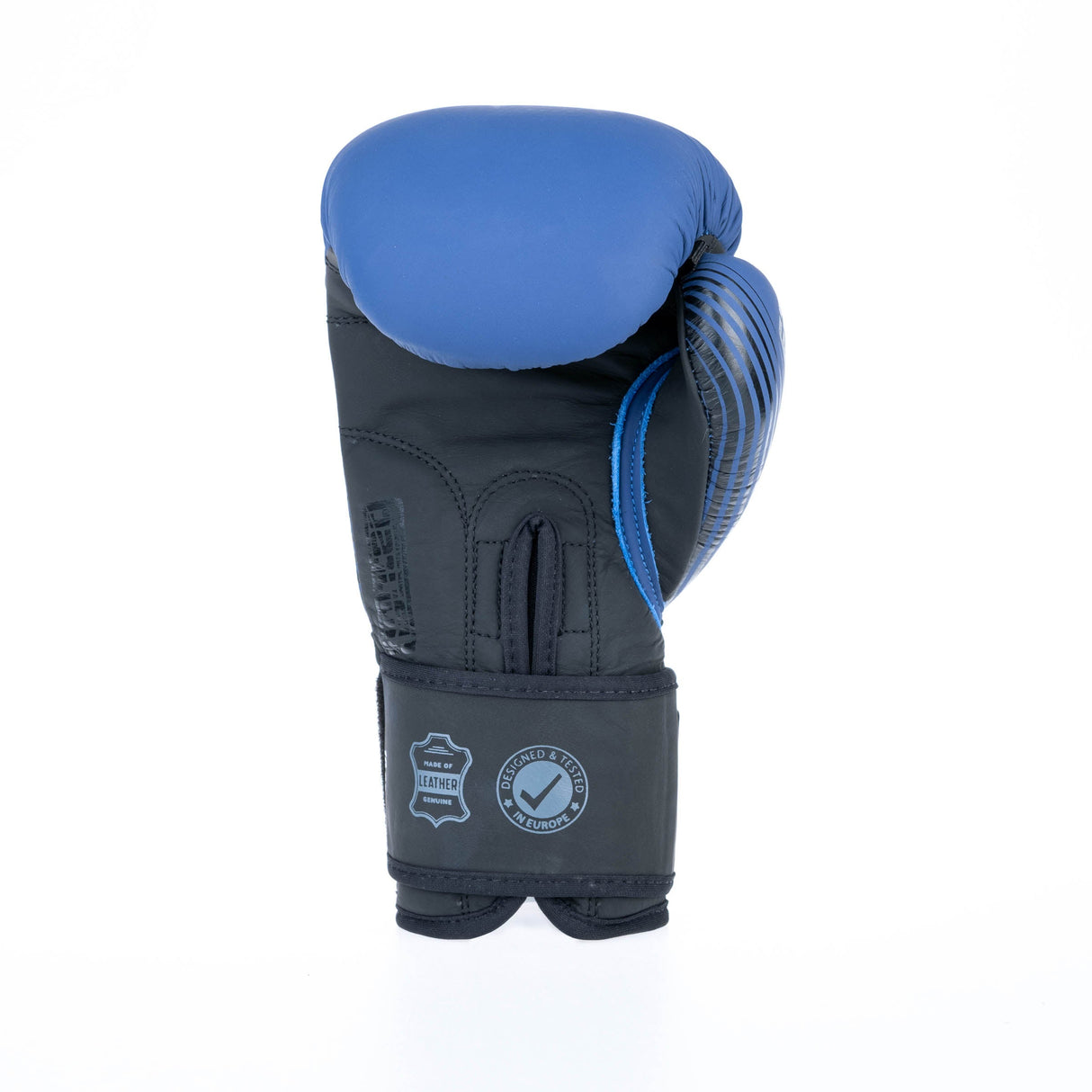 Fighter Boxhandschuhe SPLIT Stripes – blau/schwarz