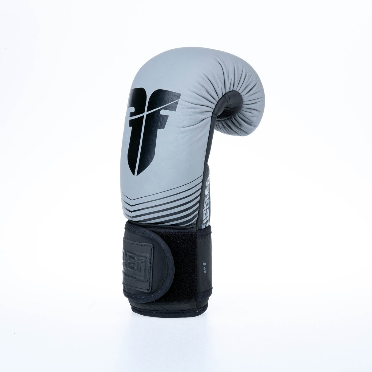 Fighter Boxhandschuhe SPLIT Stripes – grau/schwarz
