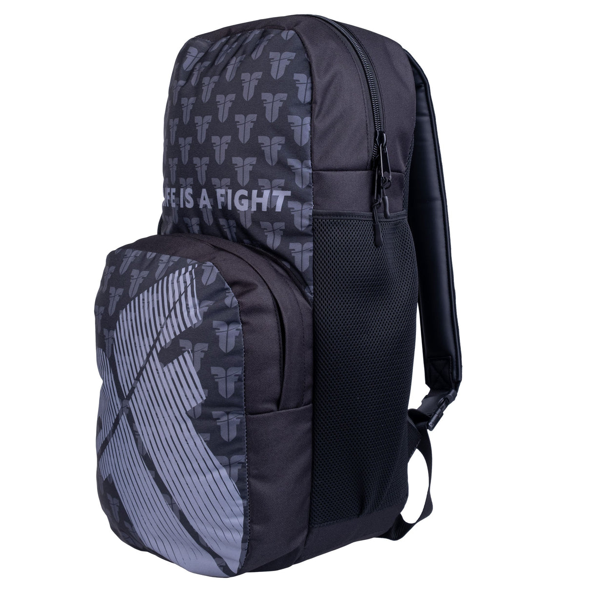 Fighter Rucksack M – schwarzes Logo, FBG-25-LG-BK