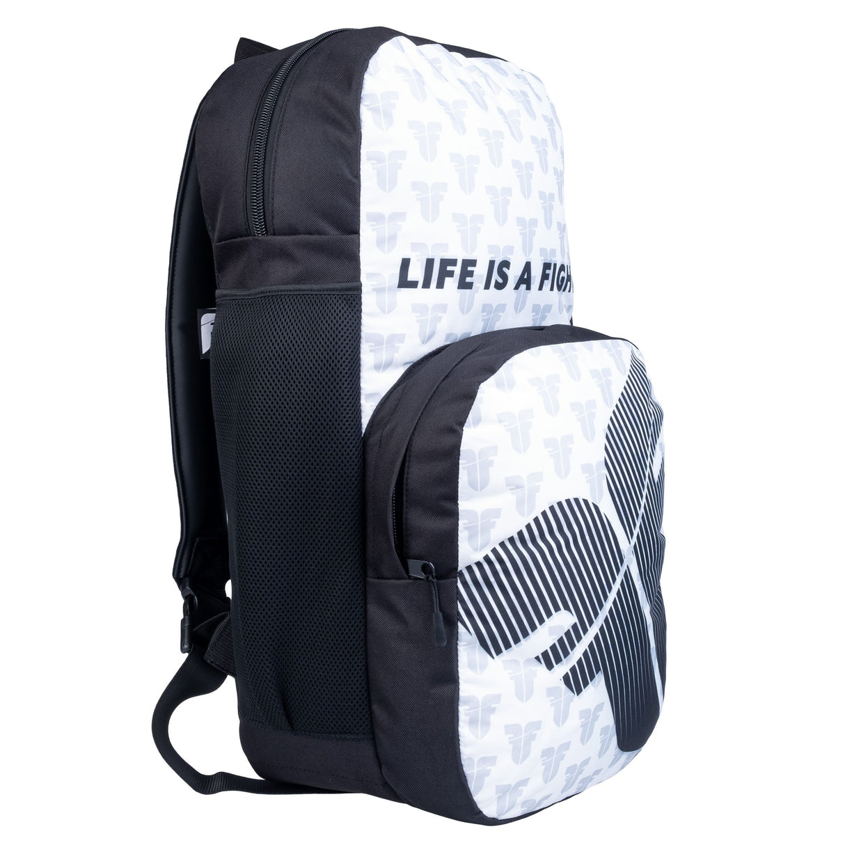 Fighter Rucksack M – weißes Logo, FBG-25-LG-WH