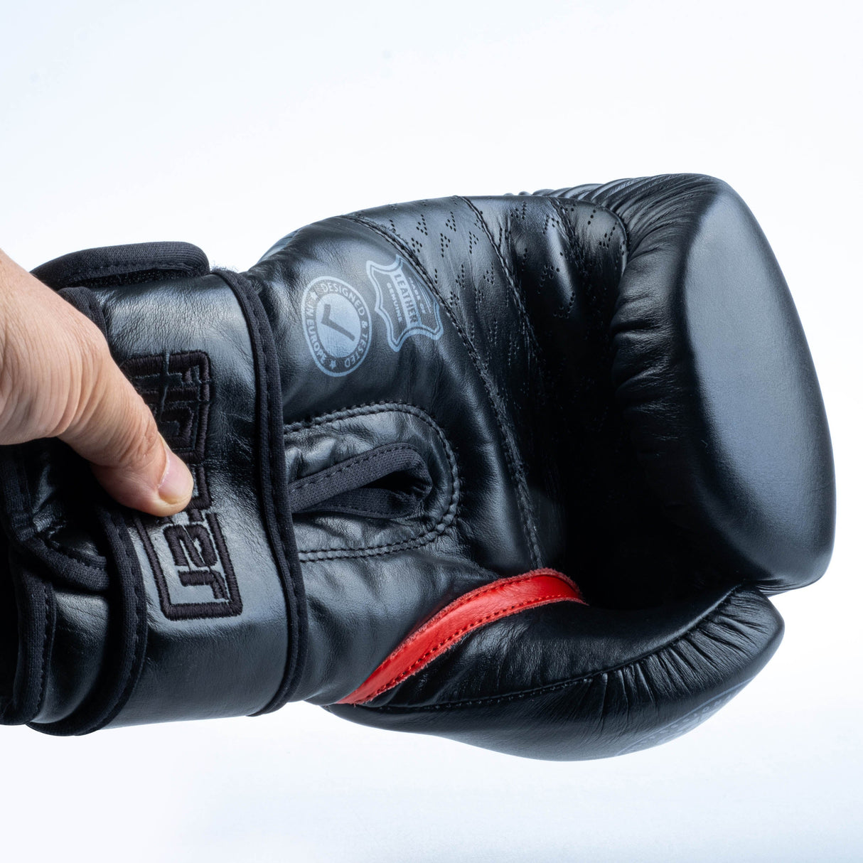 Fighter Boxhandschuhe Pro – schwarz, FBG-PRO-002