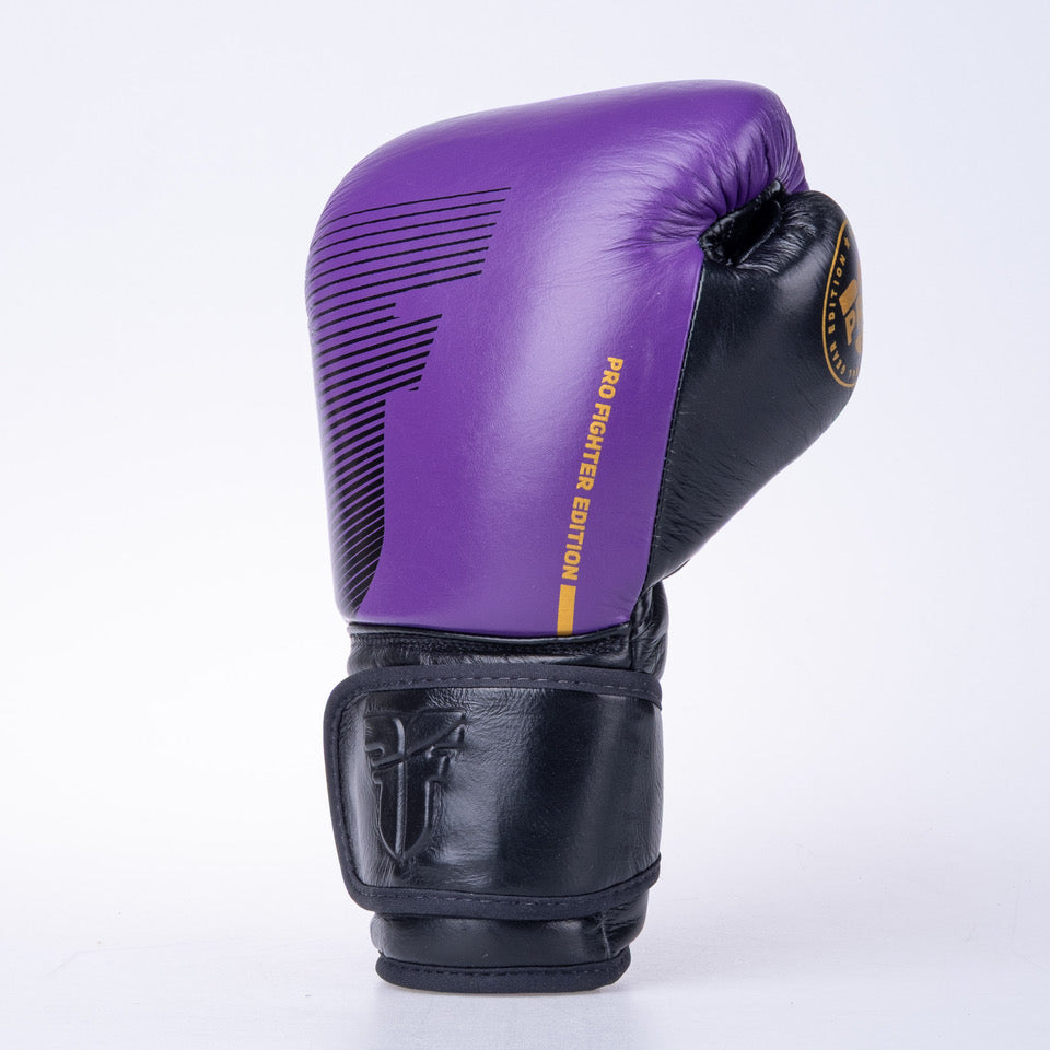 Fighter Pro Boxhandschuhe – lila/schwarz, FBG-PRO-006