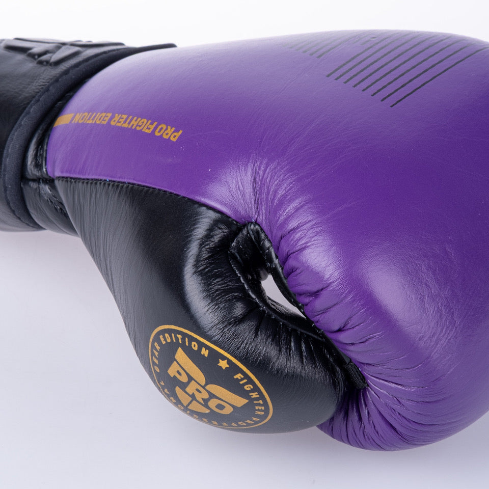 Fighter Pro Boxhandschuhe – lila/schwarz, FBG-PRO-006