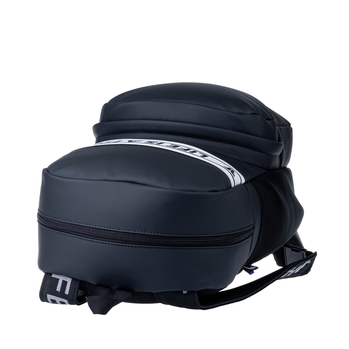 Fighter Rucksack Kunstleder – schwarz