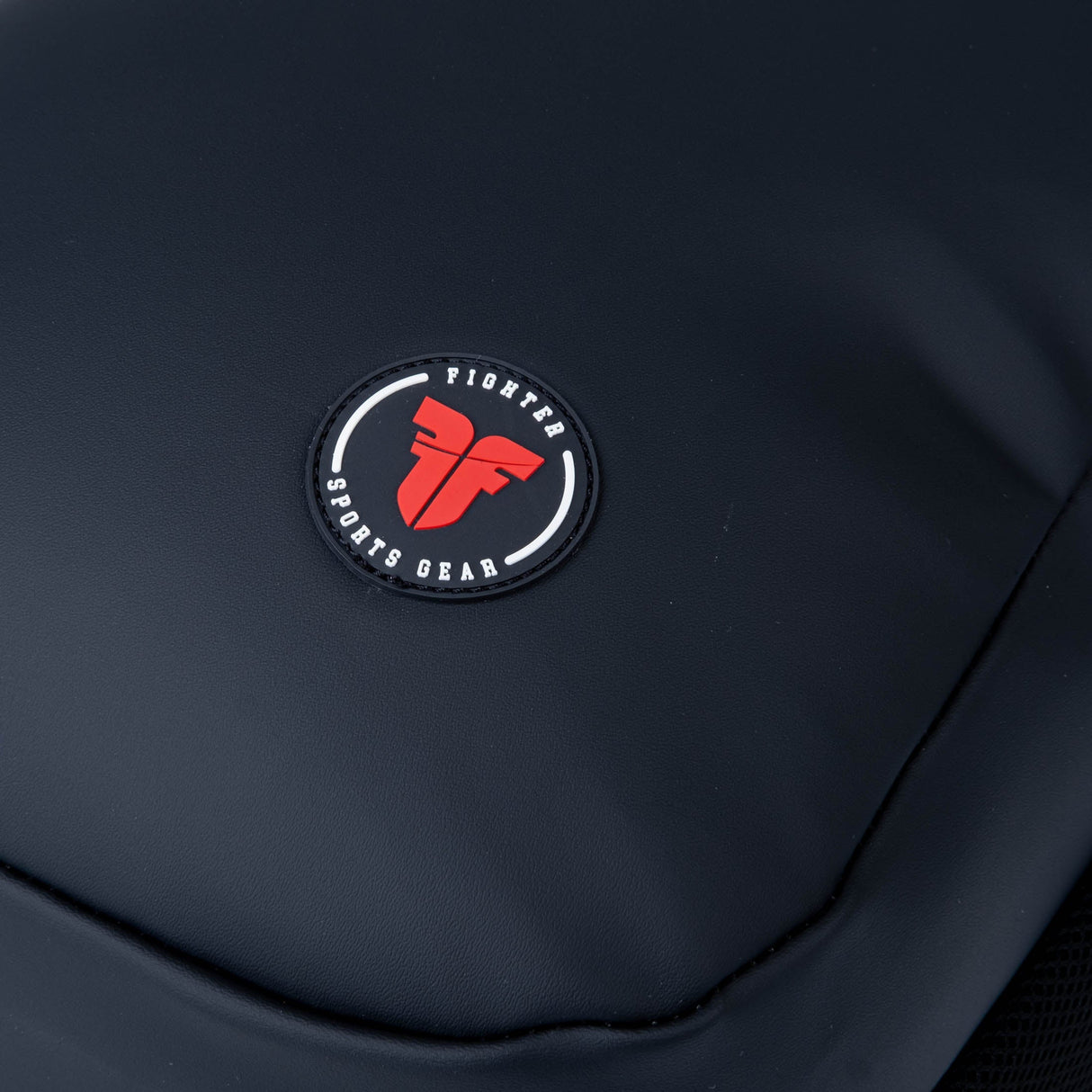 Fighter Rucksack Kunstleder – schwarz