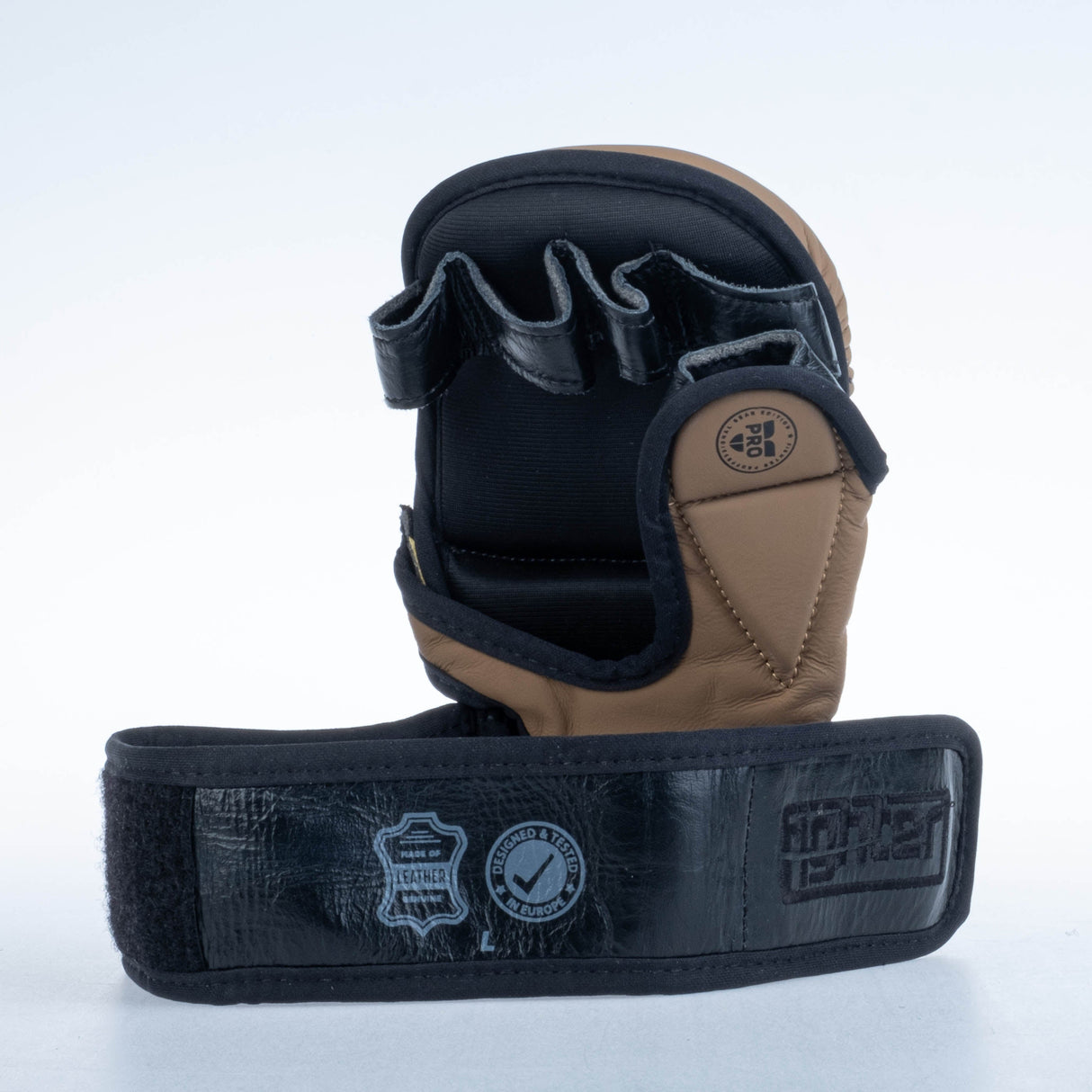 Fighter MMA-Handschuhe Pro – schwarz/braun, FMGL-PRO-001
