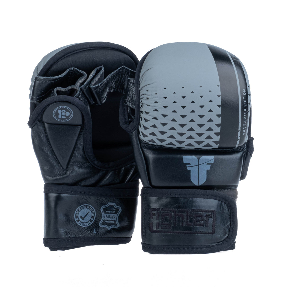 Fighter MMA-Handschuhe Pro – schwarz/grau FMGL-PRO-002