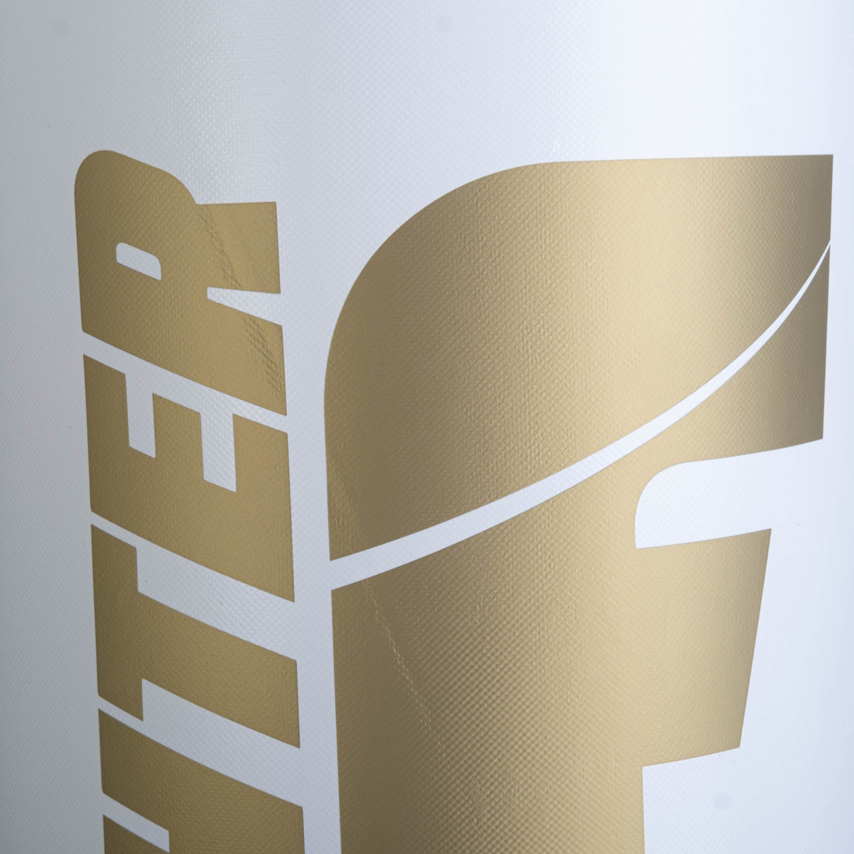 Fighter Freistehender Boxsack Classic – weiß/gold