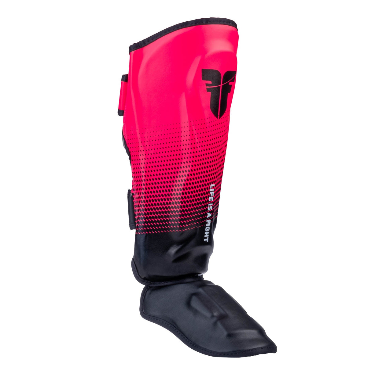 Fighter Thai Ergo Schienbeinschoner – schwarz/rosa, FSG-004-TRP-0702
