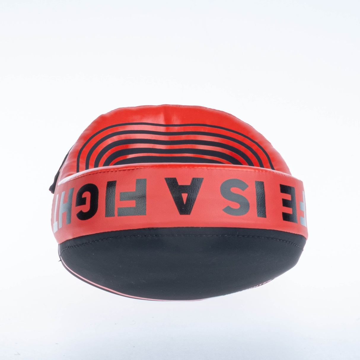Fighter Oval Shield Pro Small – schwarz/rot, FSMPR-002-RB