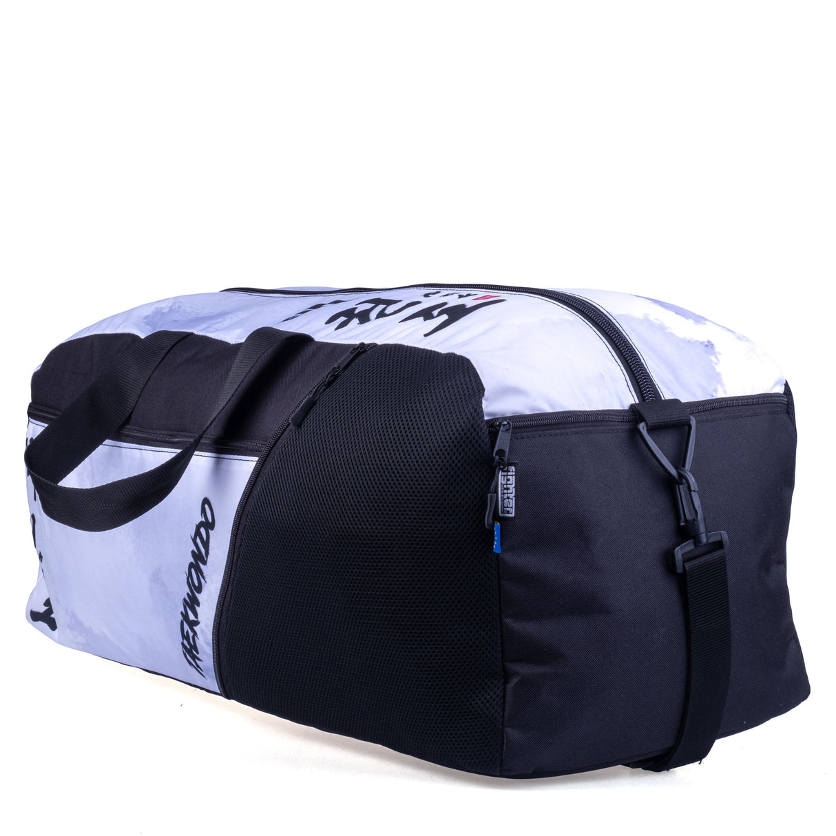 Fighter Sporttasche/Rucksack – Taekwon Do – weiß/grau, FTS-12-TD-PL