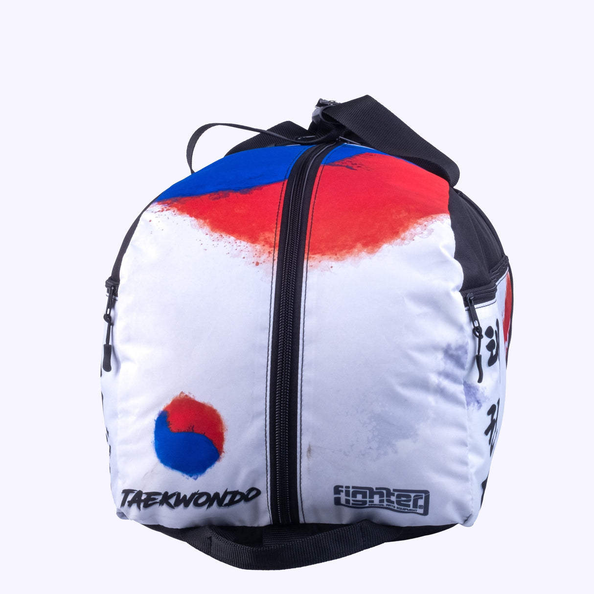 Fighter Sporttasche/Rucksack – Taekwon Do Taegeuk – weiß/Logo, FTS-12-TD-TG