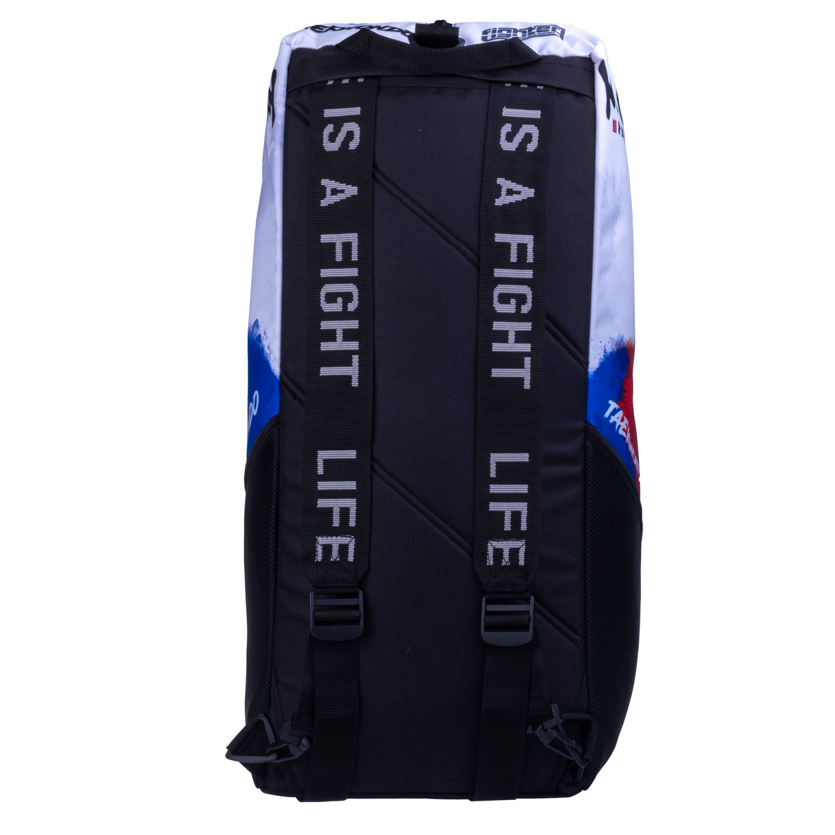 Fighter Sporttasche/Rucksack – Taekwon Do Taegeuk – weiß/Logo, FTS-12-TD-TG
