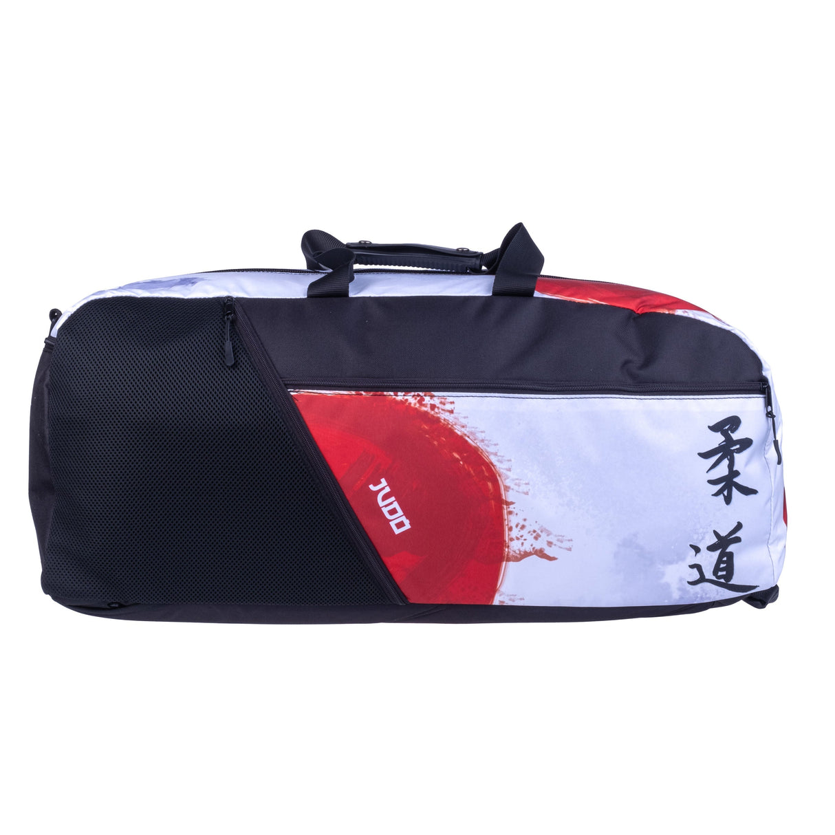 Fighter Sporttasche/Rucksack – Judo – weiß/rot, FTS-14-JUD
