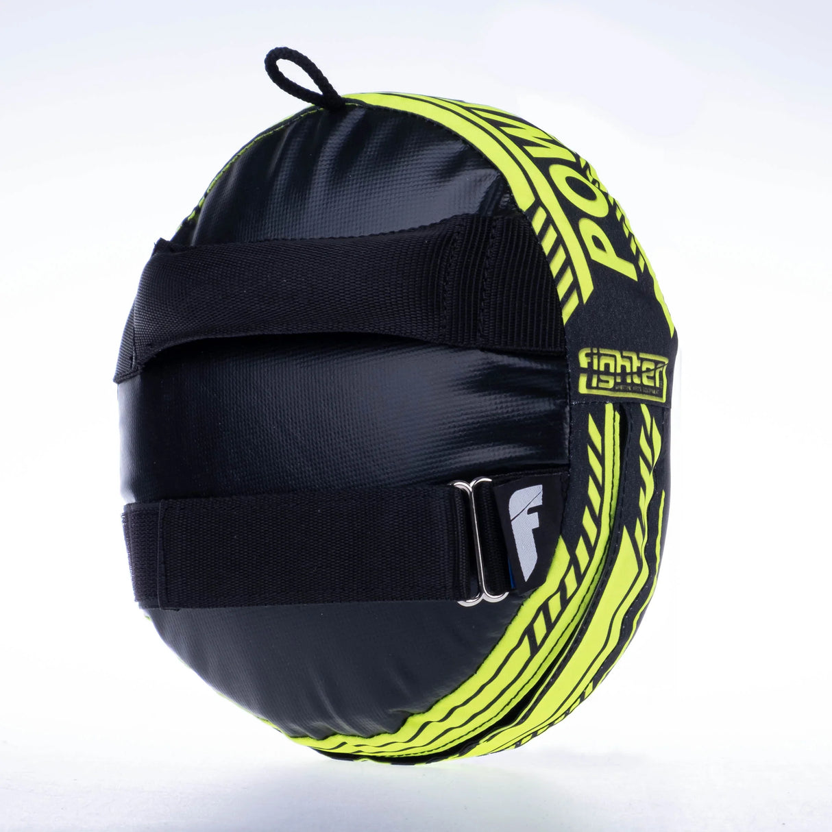 Fighter Round Shield Power Series – schwarz/neongelb