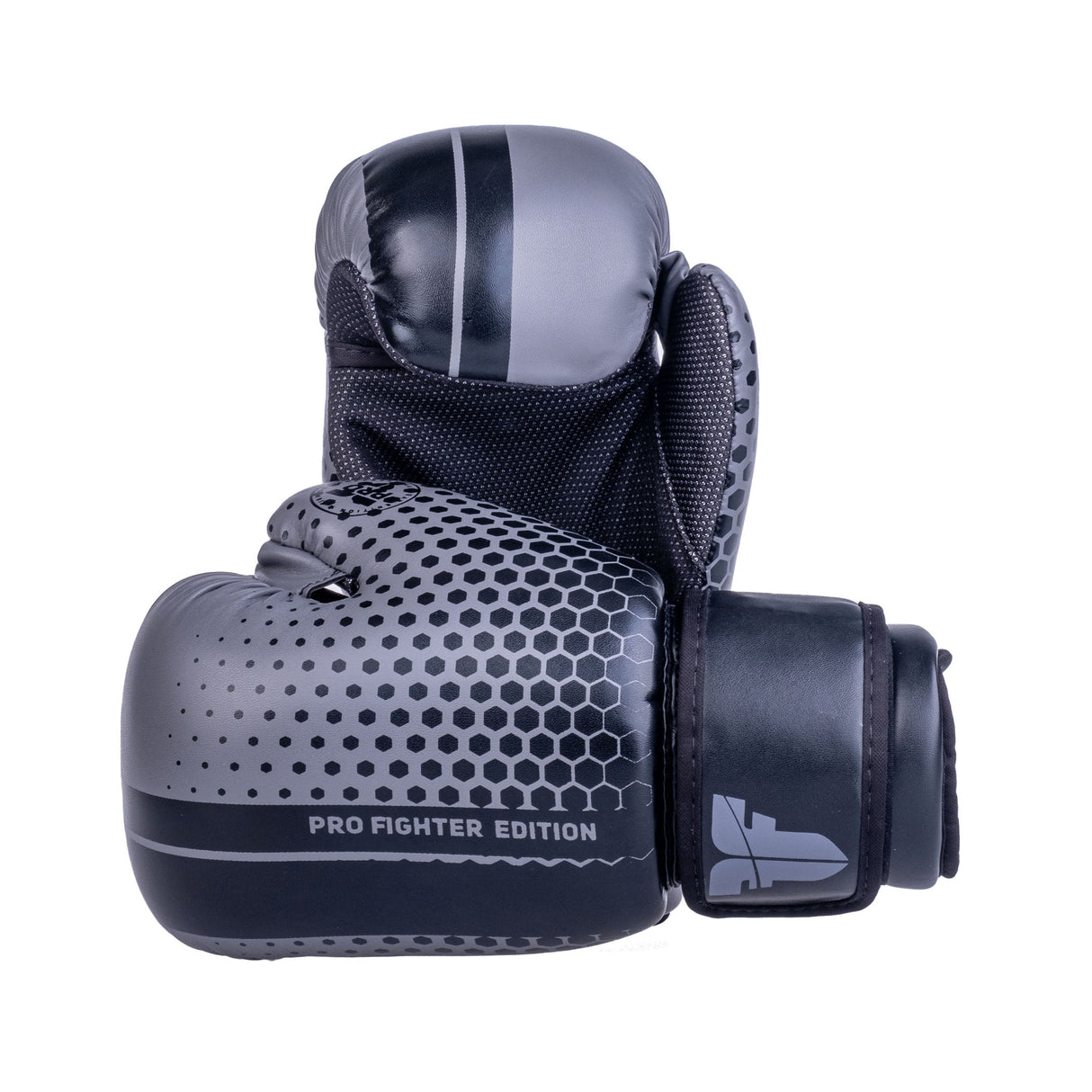 Fighter Open-Hand-Handschuhe – grau/schwarz, OHF-HXGR-0209