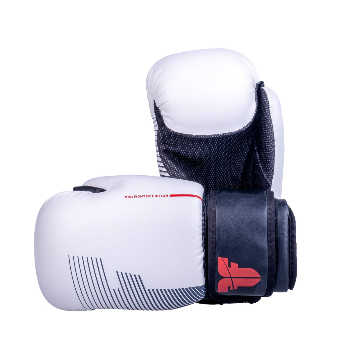 Fighter-Handschuhe mit offener Hand – weiß/schwarz, OHF-PRO-0102