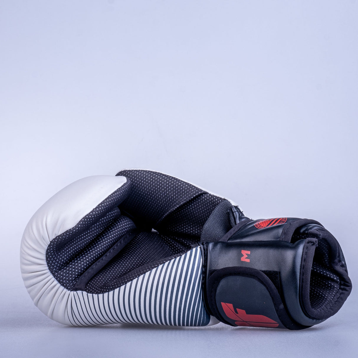 Fighter-Handschuhe mit offener Hand – weiß/schwarz, OHF-PRO-0102