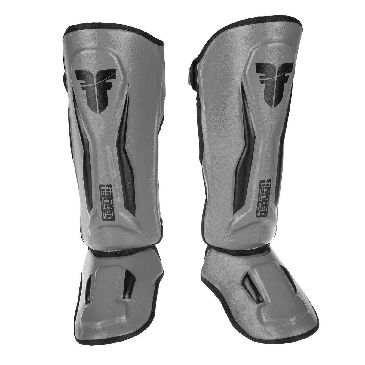 Fighter Schienbeinschoner Thai Ergo – grau/schwarz, FSG-004GB