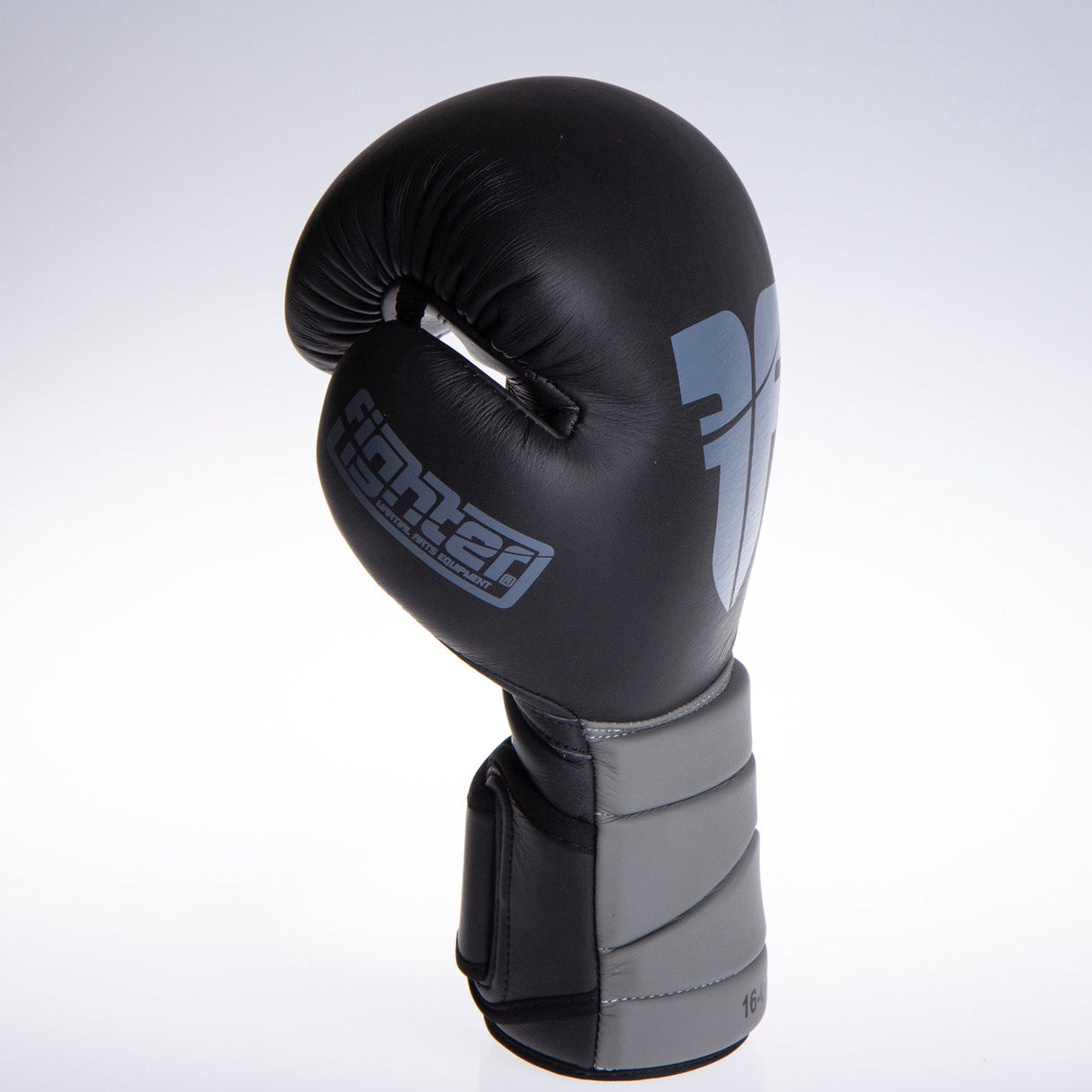 Fighter Boxhandschuhe Sparring – schwarz/grau, FBG-002-BG