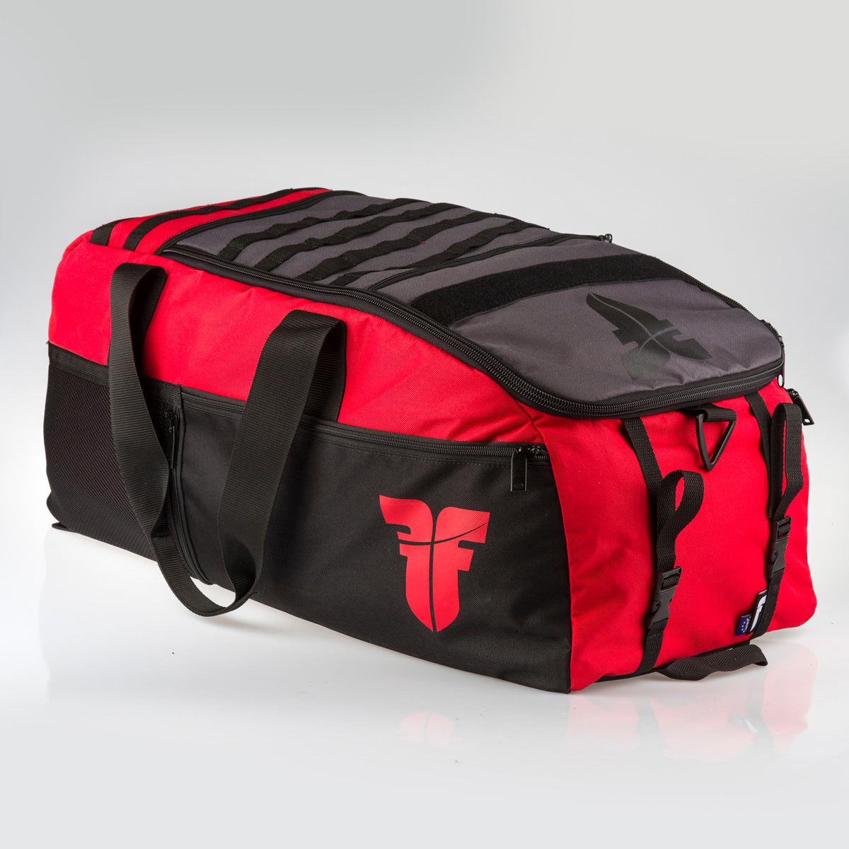 Fighter Sporttasche LINE XL – rot/grau/schwarz, FTBP-01