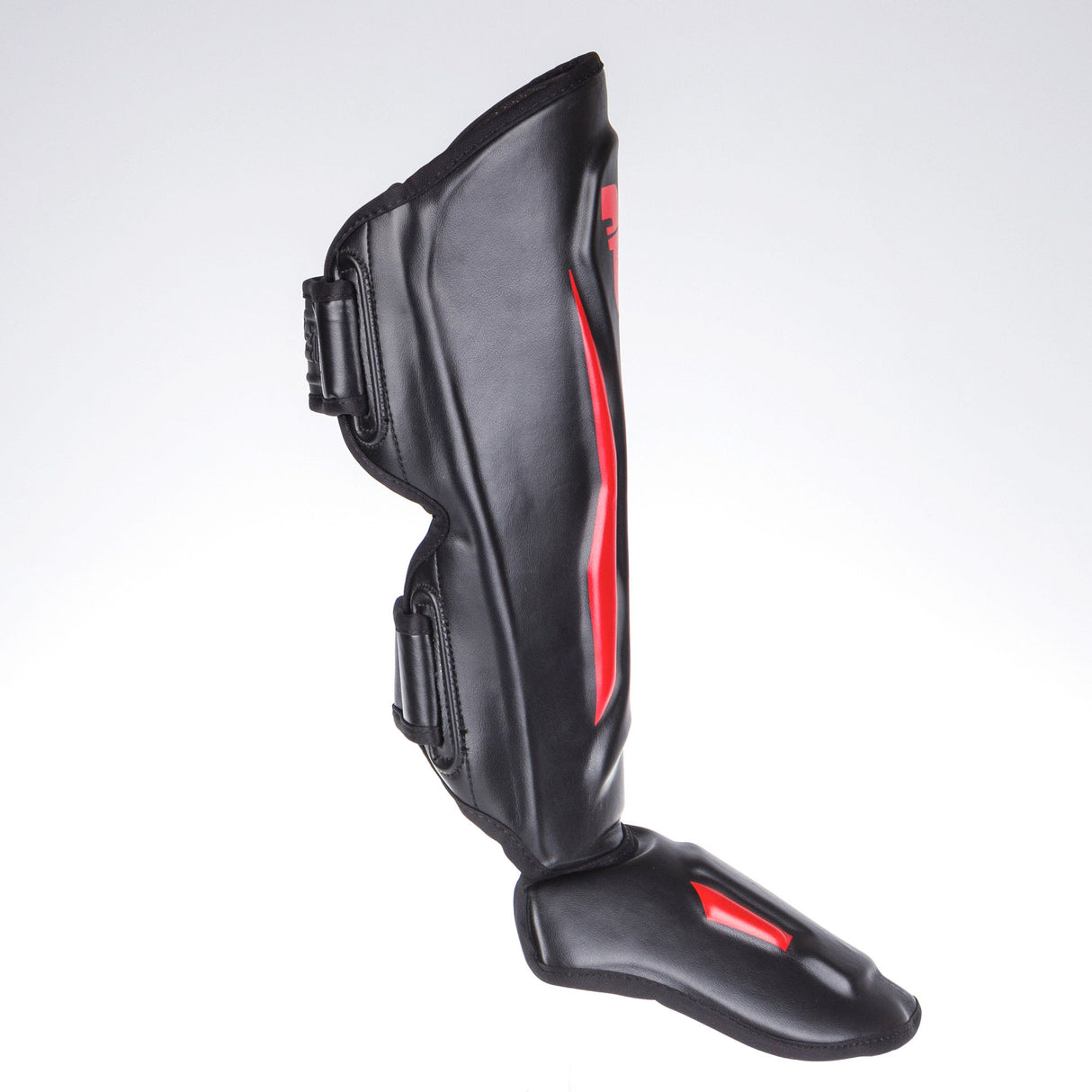 Fighter Schienbeinschoner Thai Ergo – schwarz/rot, FSG-004BR